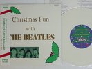 BEATLES CHRISTMAS FUN WITH DUKPORT MFPM-86Y51 Japan OBI WHITE VINYL 10