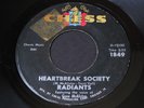 Radiants   Heartbreak Society / Please Don't Leave   Chess northern soul 45 HEAR
