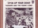RICHARD AND THE YOUNG LIONS - OPEN UP YOUR DOOR  45 RPM  Pic Sleeve  EX/EX  1966