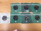 7 original parlophone beatles singles in original sleeves all in good condition