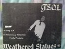 T.S.O.L. Weathered Statues mini promo poster Jack signed RARE Damned D.I. D.O.A.