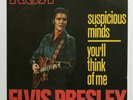 ELVIS PRESLEY-RARE ORIGINAL ITALIAN SINGLE FOR SUSPICIOUS MINDS