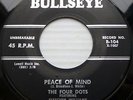 FOUR DOTS Fletcher Williams DOO WOP 45 PEACE OF MIND / KISS ME SUGAR PLUM ws128