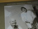 LP 33T STEPHANE GRAPPELLI MARC FOSSET AUTOGRAPHE SIGNATURE DES ARTISTES jazz