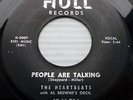 HEARTBEATS with AL BROWNE orch vg 45 PLAYS vg+ PEOPLE ARE TALKING YOUR WAY fm107