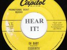 Esquerita ROCKABILLY R&B 45 (Capitol 4007 PROMO) Oh Baby/Please Come On Home VG+