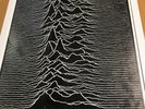 Original 1979 Joy Division Record Shop Promo Poster for the Unknown Pleasures LP