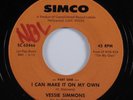 70s Soul Disco 45 VESSIE SIMMONS I Can Make It On My Own SIMCO HEAR
