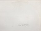 Beatles . White Album . poster & sheet of photos. black label. 1983 Capitol 2 LP