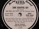 country bluegrass 78 RPM RENO AND SMILEY Some Beautiful Day KING HEAR Jesus is