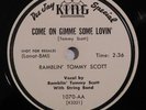country bopper 78 RPM RAMBLIN TOMMY SCOTT Come On Gimme Some Lovin KING HEAR