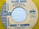 JACKIE De SHANNON deshannon LITTLE YELLOW ROSES PROMO yellow color vinyl 45 f274