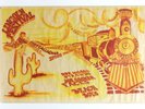 Faces Slade Genesis Beach Boys AWB Lincoln Festival Concert Poster 1972