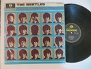 Beatles Hard Day's Night Pale Blue Edition Rare Israeli Press LP Y/B Labels