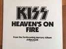 KISS- HEAVEN’S ON FIRE PROMO 12’ MAX 1984 SINGLE VERY RARE MINT PRO-311-1