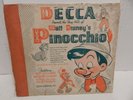 Walt Disney Pinocchio 3 Record Set 1941 Decca #110 Jiminy Cricket 78 rpm Shellac