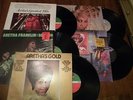 ARETHA FRANKLIN LP RECORD LOT-5 IN ALL- FEMALE SOUL R&B '69/HITS/ZOOMIN/GET/GOLD