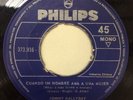 JOHNNY HALLYDAY-CHILE ORIGINAL SINGLE BLACK IN BLACK VG