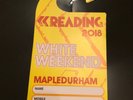 Reading Festival White Weekend Parking Ticket Car Park