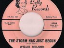 Rare 1964 WILLIE NELSON 45 - THE STORM HAS JUST BEGUN - BETTY 5703 Bellaire, Tx.