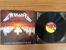 Metallica Master Of Puppets Vinyl LP Iron Maiden Motörhead