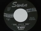The Beatles She Loves You b/w I’ll Get You Swan 45 RPM Record RARE ARP Pressing