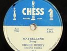 rockabilly 78 RPM CHUCK BERRY Maybellene CHESS G+ Wee Wee Hours