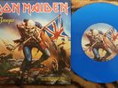 IRON MAIDEN   the trooper  Single  2005 BLUE VINYL + POSTER