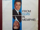 ELVIS PRESLEY - FROM ELVIS IN MEMPHIS - UNIQUE italian cover, ORANGE Italy 1969
