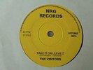 The Visitors - Take It Or Leave It 1978 UK 45 SRT/NRG PRIVATE POWER POP