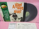 JAPAN LP THE BEATLES A HARD DAY'S NIGHT AP-8147 TOSHIBA EMI OBI INSERT