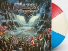 Saxon Rock The Nations RED WHITE BLUE tri-coloured vinyl LP NEW/SEALED