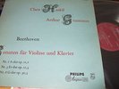 HASKIL/GRUMIAUX : BEETHOVEN SONATEN FÜR VIOLINE UND KLAVIER NR.2,3&8 ORIGINAL LP