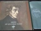 SAMSON FRANCOIS CHOPIN LES 14 VALSES LP COLUMBIA MONO FCX 966 FRENCH ED1