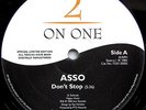Asso Don't Stop / The Gong's Gang Gimme Your Love RARE Italo Disco 12