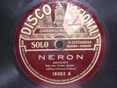 CARLOS GARDEL Tango 78rpm Argentine Acoustic Nacional 18083 Neron / Tierrita