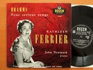 LW 5094 Kathleen Ferrier Brahms Four Serious Songs DECCA 10