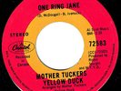 MFD IN CANADA 1969 PSYCH ROCK 45 RPM MOTHER TUCKERS YELLOW DUCK : ONE RING JAN