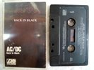 AC/DC CASSETTE - BACK IN BLACK , ACDC Tape , Stereo Kassette 