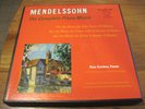 VTG MENDELSSOHN COMPLETE PIANO MUSIC 12 RECORD BOX SET RENA KYRIAKAU NEAR MINT