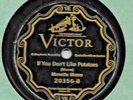 MONETTE MOORE / iF You ...Potatoes - Somebody's ...Baby /78 rpm RCA VICTOR 20556