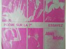 JOHNNY HALLYDAY - POEME SUR LA 7e/ESSAYEZ - RARE 45T SP PORTUGAL