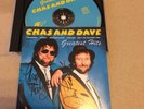 CHAS AND DAVE   -  HITS   -  FULLY  SIGNED  UK  CD LP SLEEVE  -  UACC