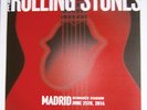 the Rolling Stones barcelona madrid poster lithograph 2014- 14 on fire tour-