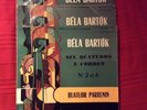 VEGA C 30 A 29-30-31 / BELA BARTOK / QUATUOR PARRENIN