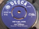THE ZOMBIES - SHE'S NOT THERE / YOU MAKE ME FEEL GOOD - VERY GOOD++