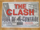 The Clash Out Of Control Rare 1984 Belgium ORIGINAL Gig Promo Tour Poster Punk