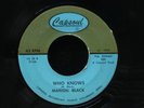 Marion Black-Who Knows/Go On Fool-Capsoul 20-RARE SOUL POPCORN
