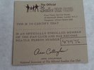 The BEATLES Fan Club Membership Card May 66 / April 67 NO NAME WRITTEN V-Rare