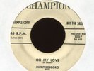 MURFREESBORO Oh My Love on Champion Promo Rare Original R&B Doo Wop 45 Hear